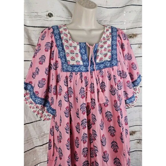Old Navy Pink and Blue Floral Dress - Picture 3 of 9
